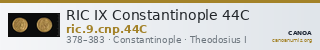 RIC IX Constantinople 44C — CANOA