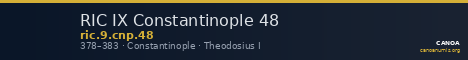 RIC IX Constantinople 48 — CANOA
