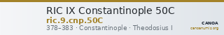 RIC IX Constantinople 50C — CANOA