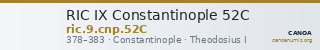 RIC IX Constantinople 52C — CANOA