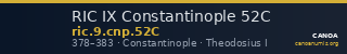 RIC IX Constantinople 52C — CANOA