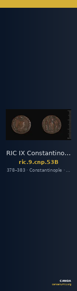 RIC IX Constantinople 53B — CANOA