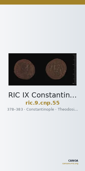 RIC IX Constantinople 55 — CANOA
