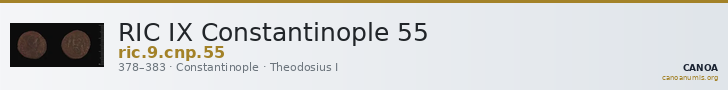 RIC IX Constantinople 55 — CANOA