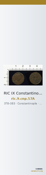 RIC IX Constantinople 57A — CANOA