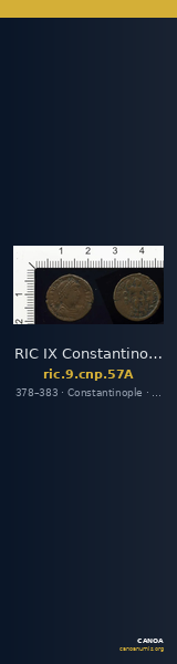 RIC IX Constantinople 57A — CANOA