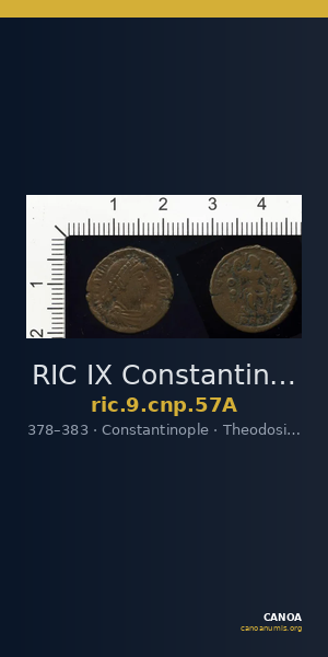 RIC IX Constantinople 57A — CANOA