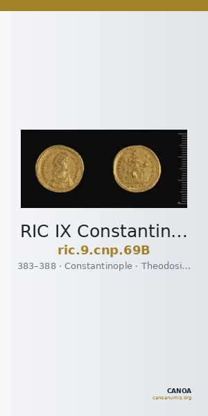 RIC IX Constantinople 69B — CANOA