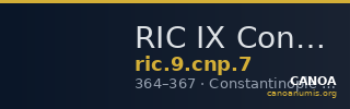 RIC IX Constantinople 7 — CANOA