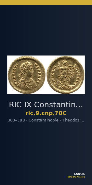 RIC IX Constantinople 70C — CANOA