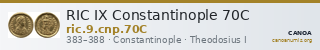 RIC IX Constantinople 70C — CANOA