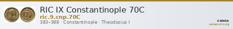RIC IX Constantinople 70C — CANOA