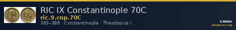 RIC IX Constantinople 70C — CANOA