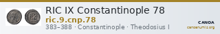 RIC IX Constantinople 78 — CANOA
