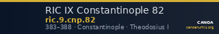 RIC IX Constantinople 82 — CANOA