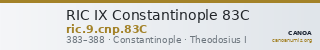 RIC IX Constantinople 83C — CANOA