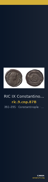 RIC IX Constantinople 87B — CANOA