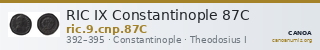 RIC IX Constantinople 87C — CANOA