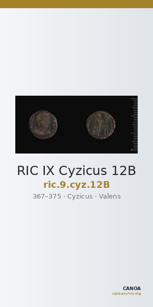 RIC IX Cyzicus 12B — CANOA