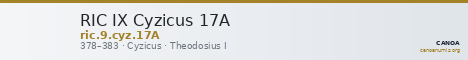 RIC IX Cyzicus 17A — CANOA