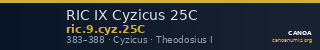 RIC IX Cyzicus 25C — CANOA