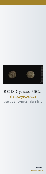 RIC IX Cyzicus 26C: Subtype 3 — CANOA