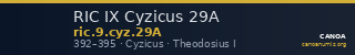 RIC IX Cyzicus 29A — CANOA