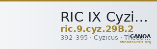 RIC IX Cyzicus 29B: Subtype 2 — CANOA