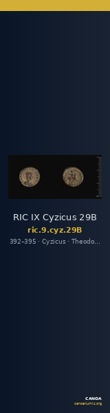 RIC IX Cyzicus 29B — CANOA