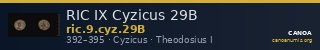 RIC IX Cyzicus 29B — CANOA