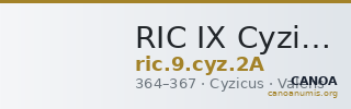 RIC IX Cyzicus 2A — CANOA
