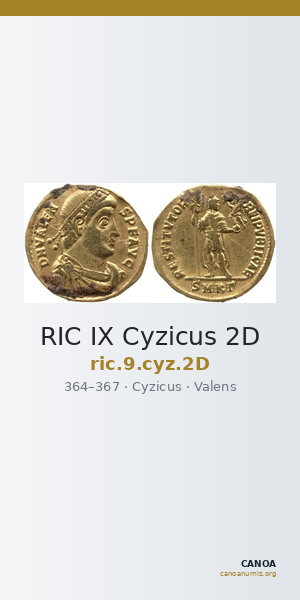 RIC IX Cyzicus 2D — CANOA