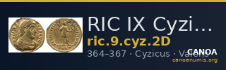 RIC IX Cyzicus 2D — CANOA