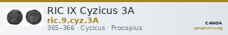 RIC IX Cyzicus 3A — CANOA