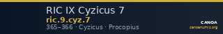 RIC IX Cyzicus 7 — CANOA