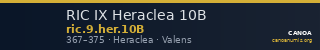 RIC IX Heraclea 10B — CANOA