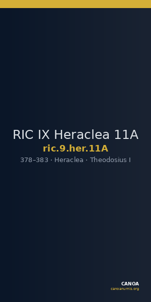 RIC IX Heraclea 11A — CANOA