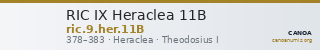 RIC IX Heraclea 11B — CANOA