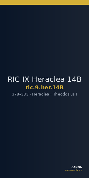RIC IX Heraclea 14B — CANOA