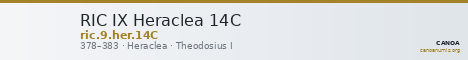RIC IX Heraclea 14C — CANOA