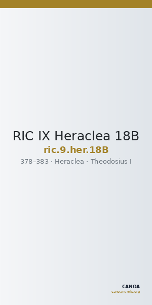 RIC IX Heraclea 18B — CANOA