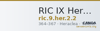 RIC IX Heraclea 2: Subtype 2 — CANOA