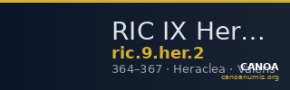 RIC IX Heraclea 2 — CANOA