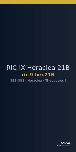 RIC IX Heraclea 21B — CANOA