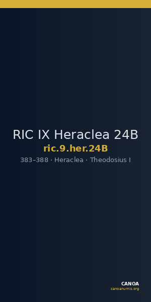RIC IX Heraclea 24B — CANOA