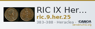 RIC IX Heraclea 25 — CANOA
