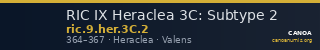 RIC IX Heraclea 3C: Subtype 2 — CANOA