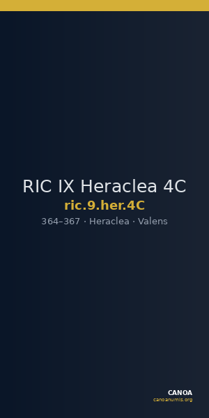 RIC IX Heraclea 4C — CANOA