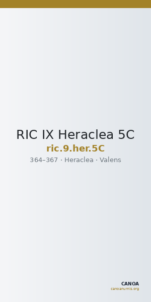 RIC IX Heraclea 5C — CANOA