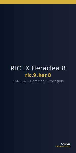 RIC IX Heraclea 8 — CANOA